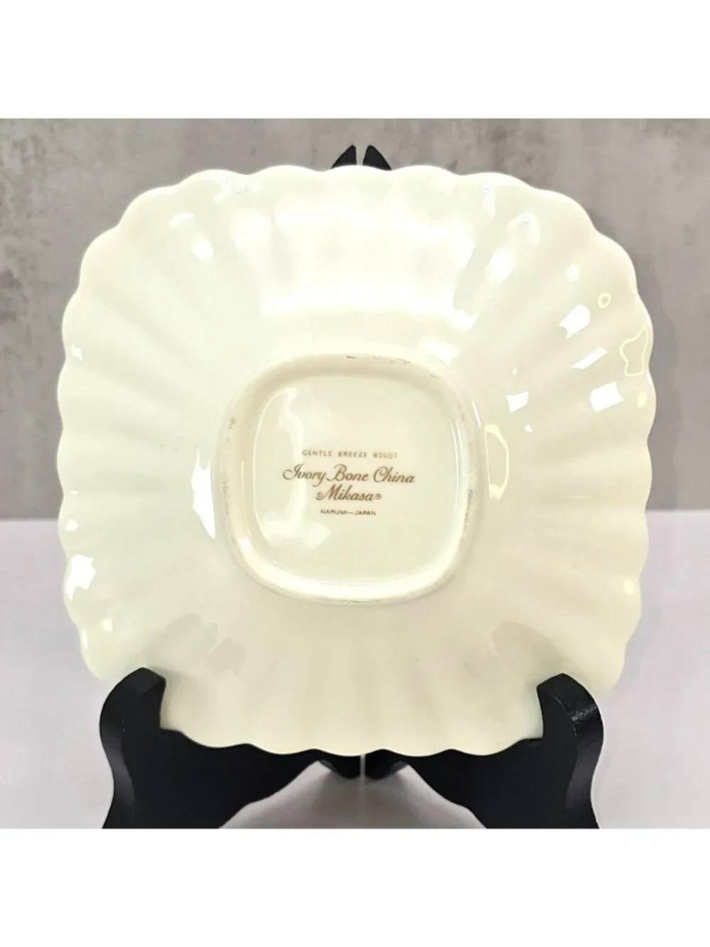 Mikasa Gentle Breeze Square Bowl Floral Design Japan Candy Dish 5